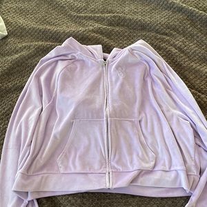 Victoria’s secret velvet cropped sweater